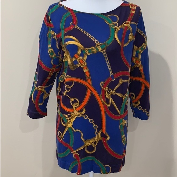 LAUREN RALPH LAUREN 100% COTTON TUNIC NWOT - Picture 1 of 7